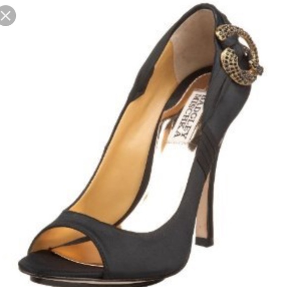 Badgley Mischka Eavan Black Gold - Picture 2 of 7